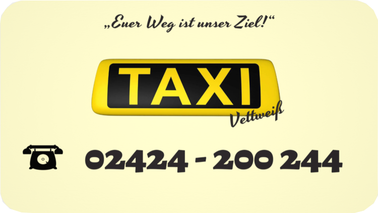 Flughafentransfer mit Taxi Vettweiß