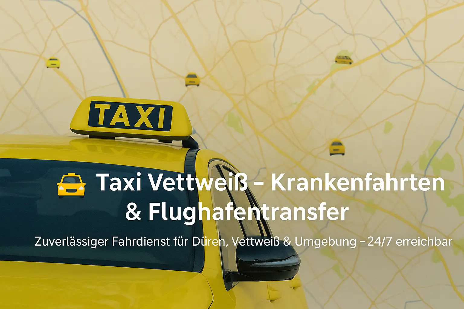 Taxi Vettweiss Taxi Vettweiß – Ihr zuverlässiger Fahrdienst für Krankenfahrten & mehr Taxi Vettweiß